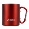 YATE Hrnek s karabinkou COLOR nerez černý 300 ml