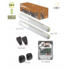 RAYKIT pre dvojkrídlovú bránu do 3 m/ krídlo, 2x RAY2224 (24V, 85W, 1500N), 2x PLAY4R, 1x