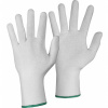 CANIS Textilné rukavice CXS TEWI s PVC terčíkmi, biele, Varianta biela, Veľkosť rukavíc 6