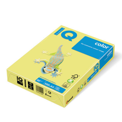 Mondi IQ color intenzívny 160g farebný papier A4 kanárikovo žltý CY39
