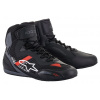 boty FASTER-3 RIDEKNIT, ALPINESTARS (černá/šedá/červená, vel. 40) M130-428-40
