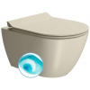 GSI PURA COLOR PURA závesná WC misa, Swirlflush, 36x50cm, creta dual-mat 881608