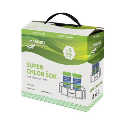 MARIMEX Super Chlór Šok 2x0,9 kg