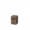 Swiss aqua technologies Koupelnová skříňka nízká s černou úchytkou SAT Cube Way 32,5x49,3x33 cm dub Wellington mat CUBE3CN32DW