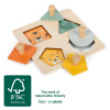 small foot Drevené Montessori puzzle