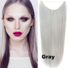 Flip in vlasy - 55 cm dlhý pás vlasov - odtieň Gray