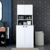 Casarredo GESTURI skříňka na pračku, ořech/bílá