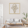 drevo zivota Drevený obraz HINDU SLON Farebný vzor: Javor, Rozmery (cm): 60x60