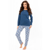 Italian Fashion Dámske pyžamo Boma - bavlna Modrá 2XL