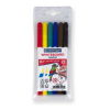 CENTROPEN 2507/6 Whiteboard, popisovače na biele tabule, šírka stopy 1-2mm, stierateľné (6 farieb)