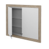 Dreja Dvojdverová zrkadlová skrinka GRID GA2OE 90 - D17 Colorado
