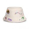 Squishmallows Mixed Squish Novelty Bucket Hat Beige