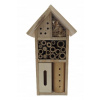 Hmyzí hotel do záhrady – Drevený domček, 26x14x7 cm, 5 farieb Farba: prírodná