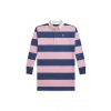 Dievčenské bavlnené šaty Polo Ralph Lauren ružová farba, mini, oversize, 313971038001 136-142