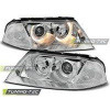 Predné svetlá Volkswagen Passat 3BG, 2001-2004, Angel Eyes, chróm 1