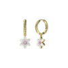 GUESS náušnice WHITE LOTUS JUBE04137JWYGWHT/U