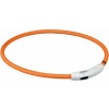 Trixie Ring with USB Flash, XS -S: 35 cm/x 7 mm, oranžová