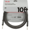 Fender Professional Series 10' Instrument Cable Gray Tweed