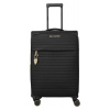 Travelite BARBARA Stepp M Black + kozmetická taštička zadarmo