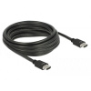 Delock HDMI prepojovací kábel Zástrčka HDMI-A 5 m čierna 85296 trojžilový tienený, pozlátené kontakty, 8K UHD HDMI kábel; 85296