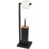 WC Brush Rack + držiak papiera s čiernym matným (WC Brush Rack + držiak papiera s čiernym matným)