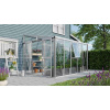 skleník VITAVIA ATHENA 8600 sklo 3 mm + PC 10 mm strieborný LG3833