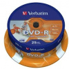 Verbatim DVD-R Printable 16x, 4,7GB, 25 ks (Spindl) 43538