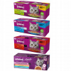 Whiskas Adult 160x85g Vlhké Krmivo Pre mačku Sada príchutí Omáčka Želé