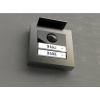 m-e modern-electronics VDV-2020 A káblový, RFID domové videotelefón vonkajšia jednotka, antracitová, 41267; 41267