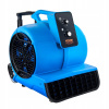 Podlahový ventilátor modrý 650 W 13,3 kg 3 rýchlosti fúkania