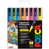 POSCA akrylový popisovač PC-3M sada trblietavých farieb 8 kusov (06643)