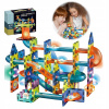 Magnetické kocky Svietiaca Guličková Dráha 110 dielov Kulodróm Set