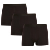 3PACK pánske boxerky Nedeto čierne (3NDTB001) M