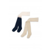 Detské pančuchy Konges Sløjd 2 PACK CHERRY LUREX TIGHTS 2-pak KS103629.9BYA béžová 68-74