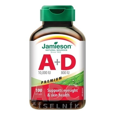 JAMIESON VITAMÍN A + D PREMIUM cps 1x100 ks