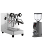 Lelit MaraX3 PL62X3, stainless steel + Eureka Atom W 65, grey