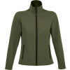 SOL'S | Race Women, Dámska 2-vrst. softshell. bunda, zelená army, XXL