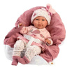 Llorens 74014 New Born bábätko so zvukmi a mäkkým látkovým telom 42 cm