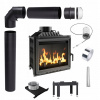 Krbová vložka - Krb Liatinová krbová vložka Antek 10kW komplet (Krb Liatinová krbová vložka Antek 10kW komplet)