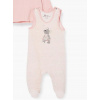 Polodupačky - Polovičné kombinézy Sterntaler 0 ružové (Spacové vrecká Sterntaler 0-2 1zeh)
