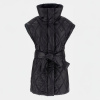 Dámska Prešívaná vesta GUESS HILMA SLEEVELESS PUFFER JACKET V6RN01WL832-JBLK – Čierna