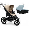 TFK ProA 2v1 Sand Combi carrycot + Seat unit Hlboká vanička Blue Dual Color