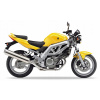 Nálepky FOOQS na motocykel SUZUKI SV 650 2004 ŽLTÁ YU9