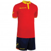 Futbalový set dres + šortky Givova Kit World, červená / tmavo modrá Veľkosť: XL