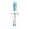 Čistiaca kefa Silicone Bottle Brush Beaba na čistenie dojčenských fliaš a cumlíkov biela 26 cm od 0 mes