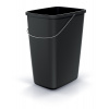 Prosperplast Odpadkový koš COMPACTA Q BASIC - objem: 9 l, barva: recyklovaná černá