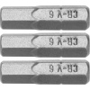 Šroubovací bity Dedra Hex H6x25mm, 3 ks blistr (18A04H60-03)