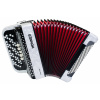 HOHNER Nova III 96 white, B-stepped