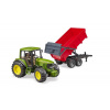 BRUDER 2057 Traktor JOHN DEERE 6920 + sklápací valník