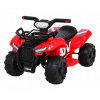 Joko Elektrická Štvorkolka Storm motor 25W MP3 a USB vstup + LED svetlo červená